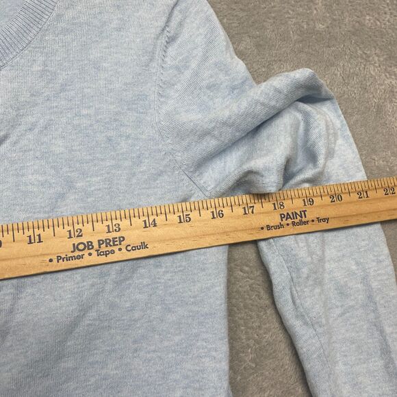 Boden Sweater Womens 12 Blue Cardigan Button Up Cotton Round Neck Casual Size S - Picture 4 of 7